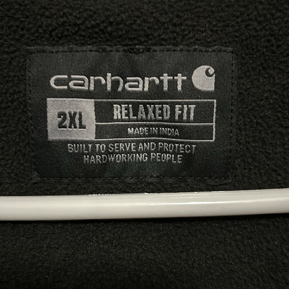 Carhartt Rugged Flex Relaxed Fit Flannel/Fleece lined Hooded Shirt/Jacket 2XL - Picture 2 of 8